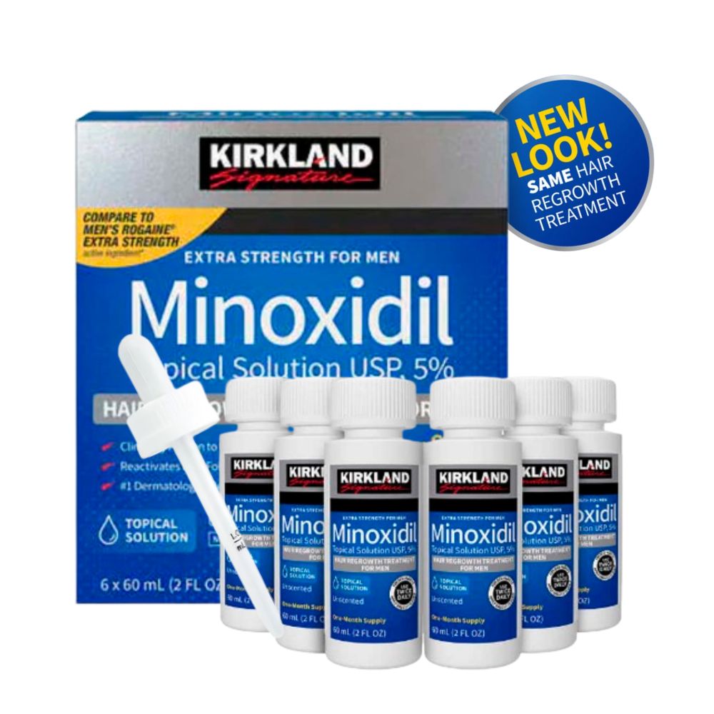 Minoxidil Kirkland 5% 60ml Pack x36 Tratamiento Capilar - Imagen 2
