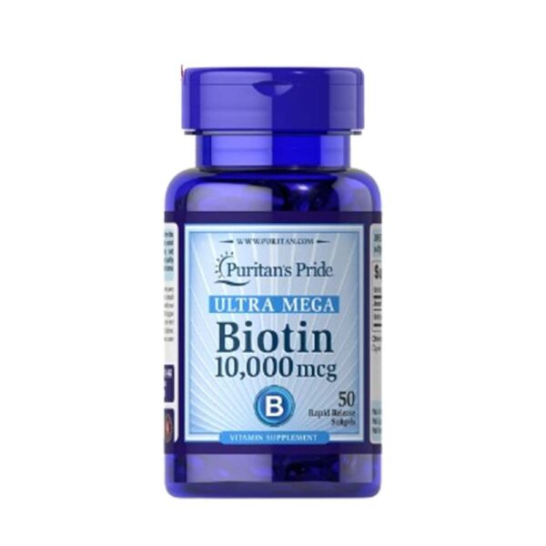Biotina 10.000 mcg Puritan´s Pride x 50