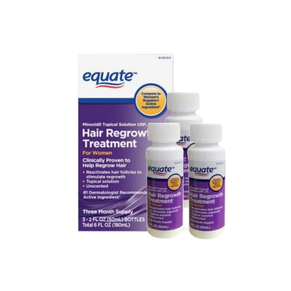 MINOXIDIL EQUATE 2%  X3 UND