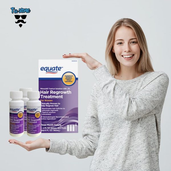 MINOXIDIL EQUATE 2%  X3 UND - Imagen 4