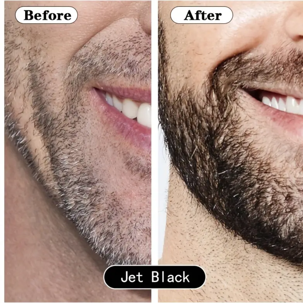 Tinte de Barba SOFTSUB Para Hombres, Color de Cabello Negro Natural - Imagen 2