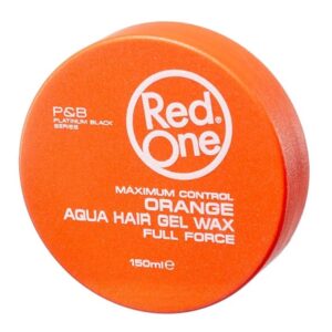 Cera Red One Naranja Aqua Hair Gel Wax 150ml