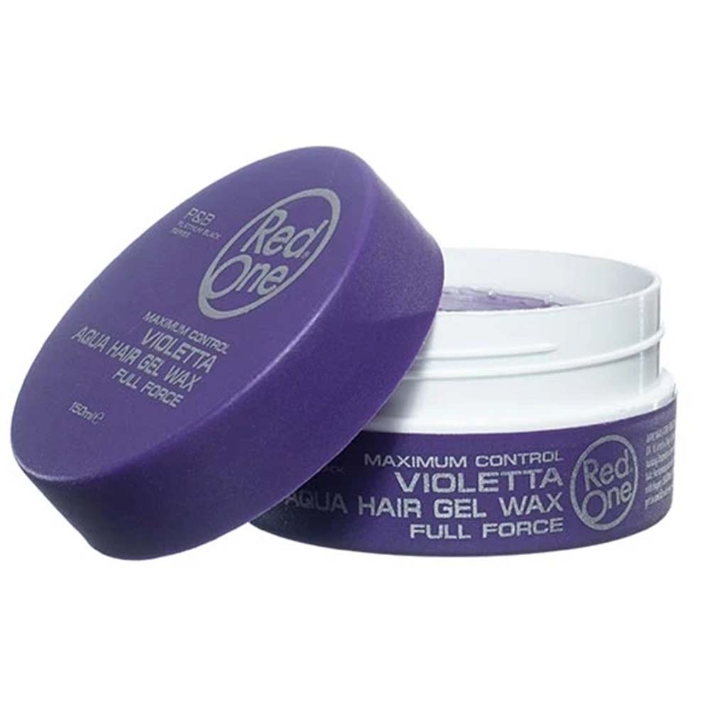 Cera Red One Violetta Aqua Hair Gel Wax 150ml - Imagen 2
