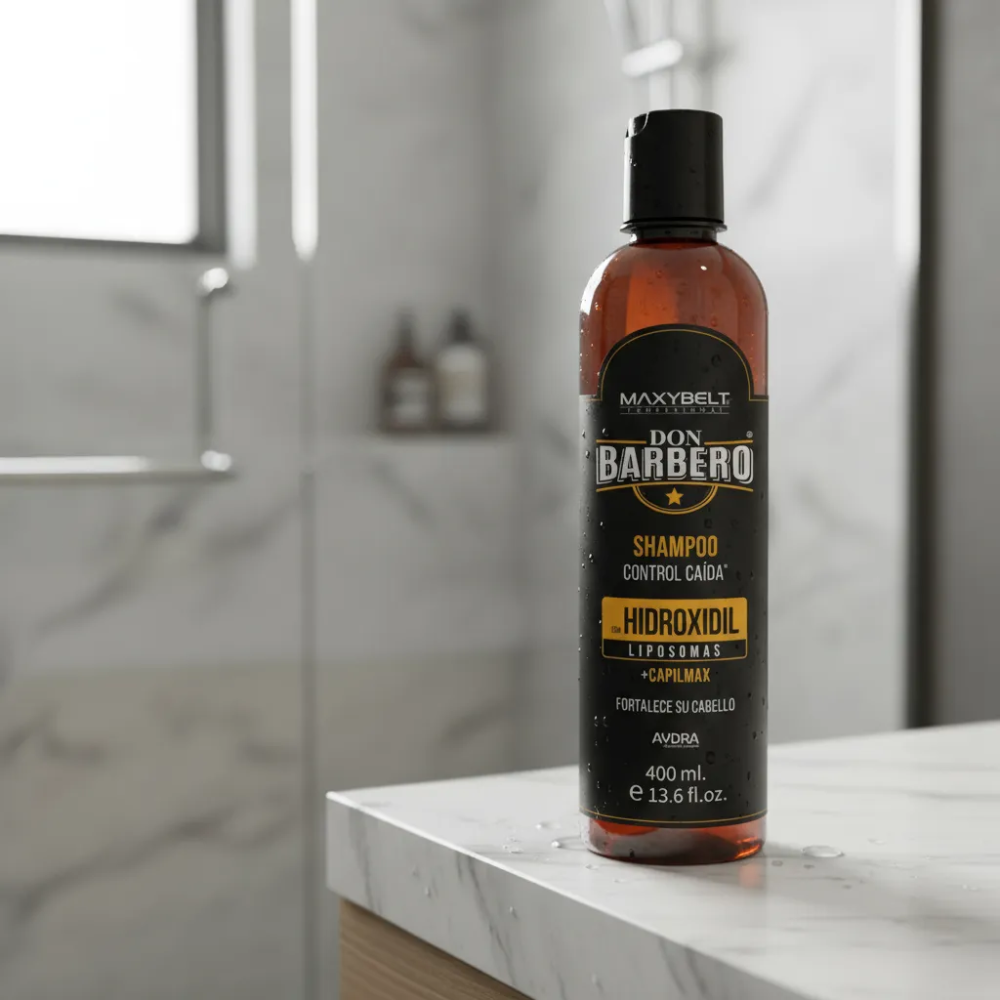 Minoxidil Kirkland 5% 60ml Pack x3 + Shampoo Hidroxidil Don Barbero - Imagen 3
