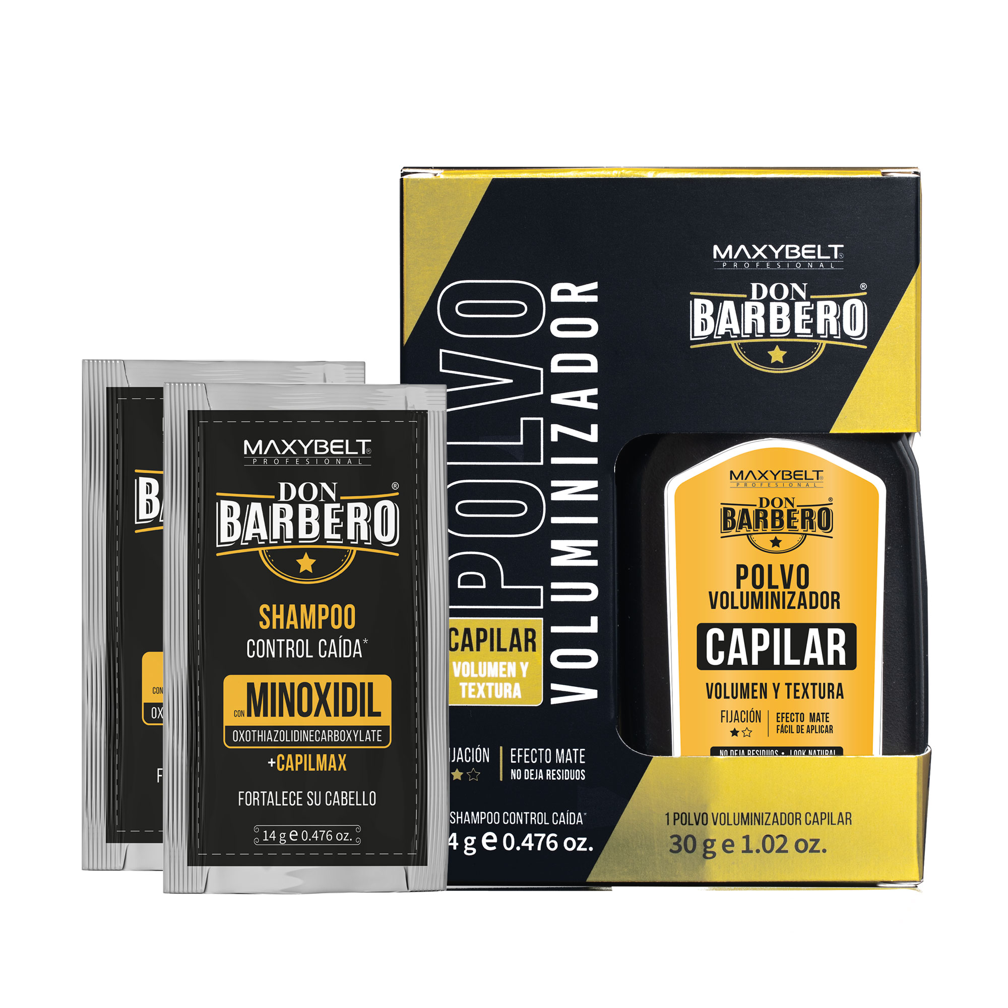 Kit Polvo Voluminizador Don Barbero