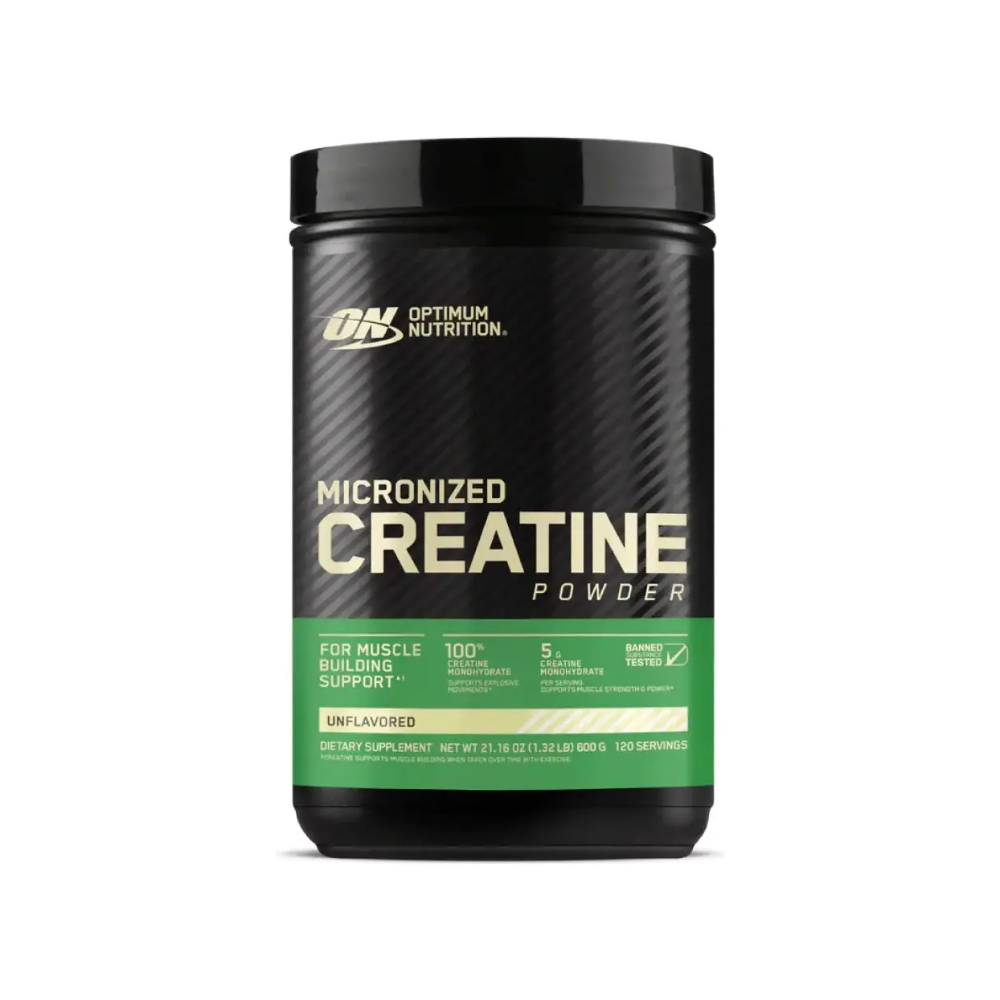 Optimum Nutrition Creatina Micronized ON 120 Servicios – Sin Sabor