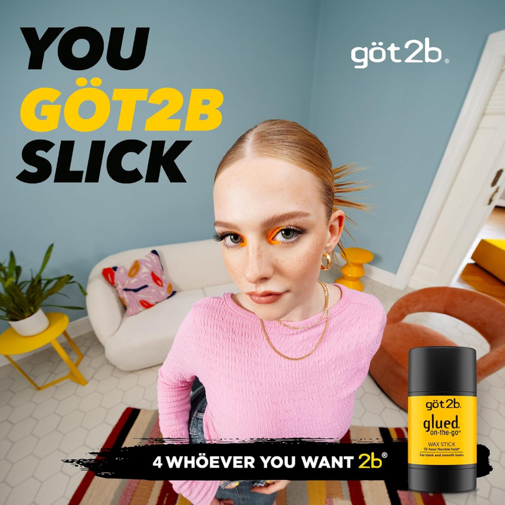 Got2b Glued On-The-Go – Barra de Cera para Cabello - Imagen 3