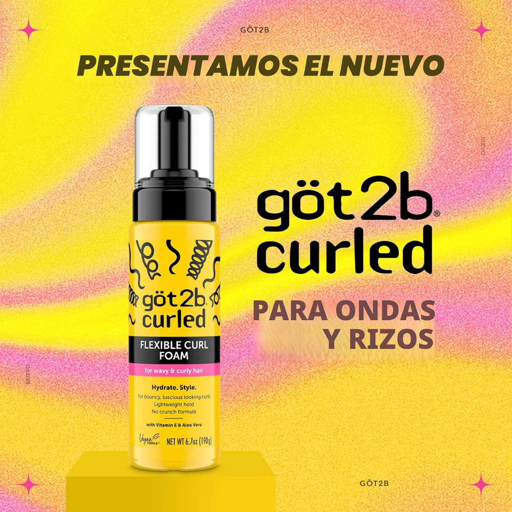 Got2b Espuma Rizos Flexibles – 6.7 oz - Imagen 2