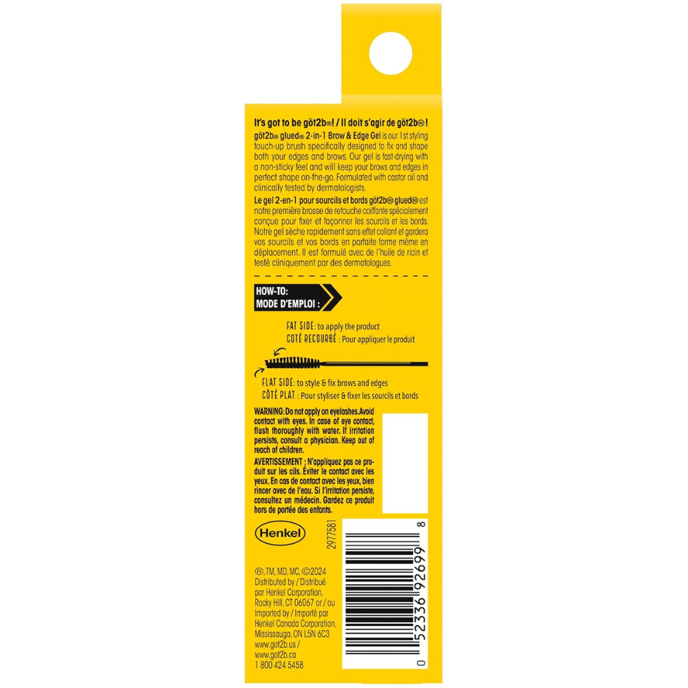 Got2b Gel 2 en 1 para Cejas y Control de Bordes – 16 ml - Imagen 2